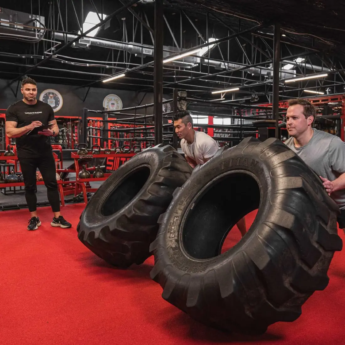 Personal training session at Vantage